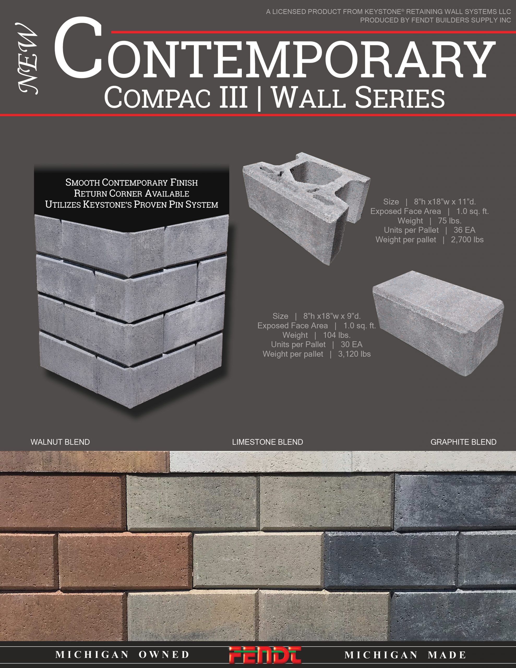 Fendt Products - Keystone Contemporary Compac III